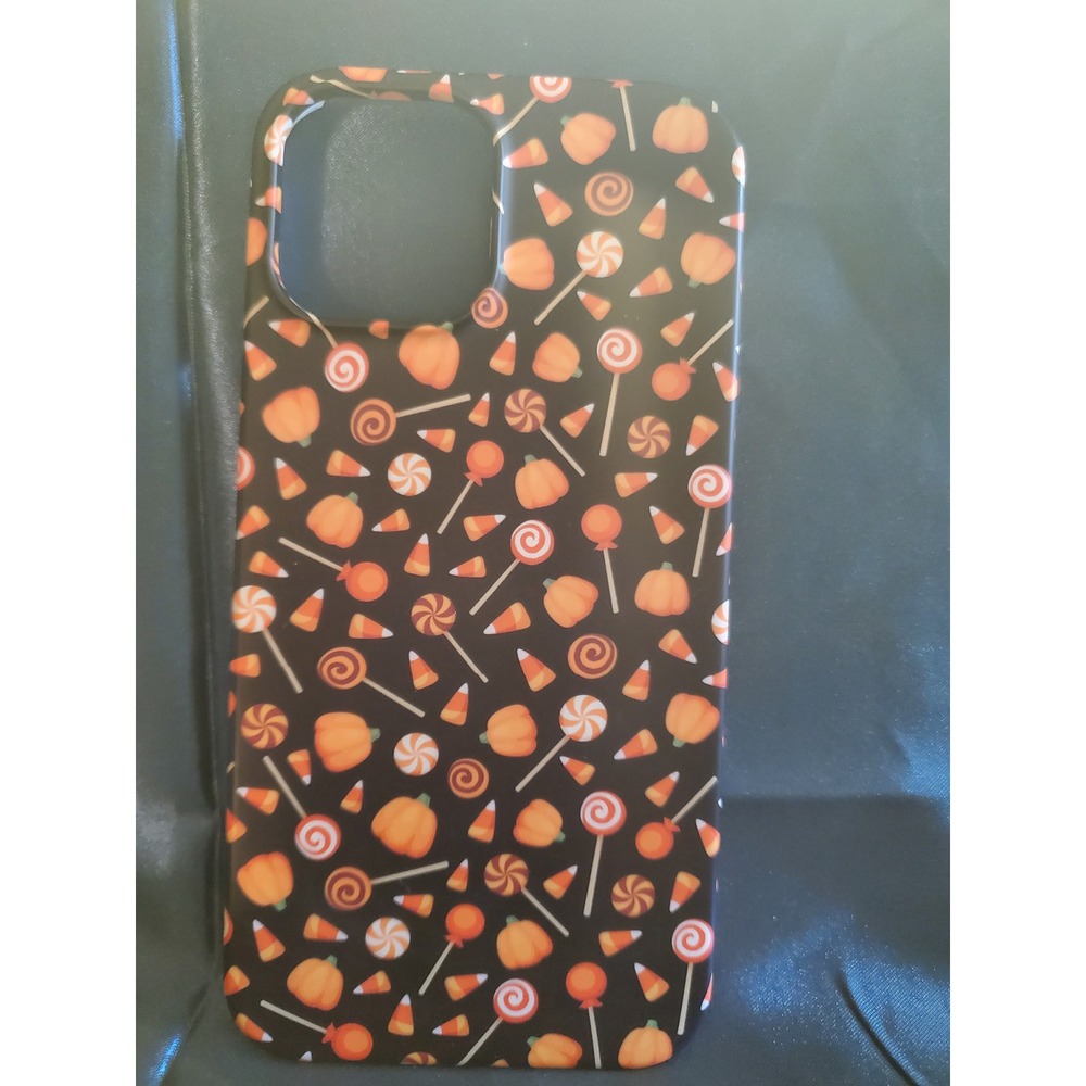 Halloween Candy Pumpkin IPhone Case Orange Black Pro/Promax 11-15 Series IPhones